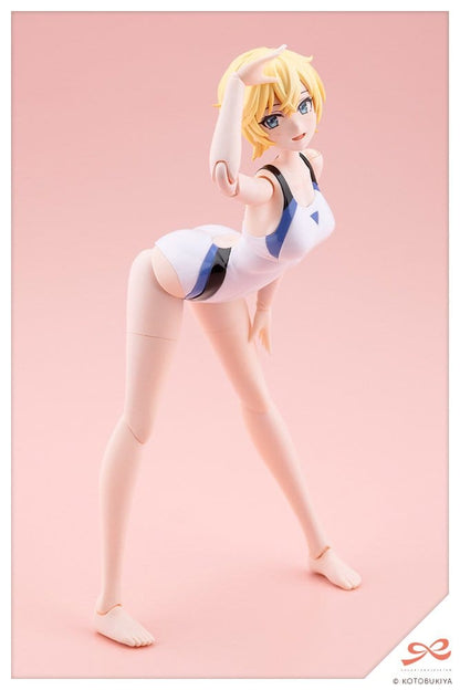 Sousaishojoteien Plastic Model Kit 1/10 Rui Saotome Touou High School Competitive Swimsuit Dreaming Style White Dolphin 16 cm Image 4