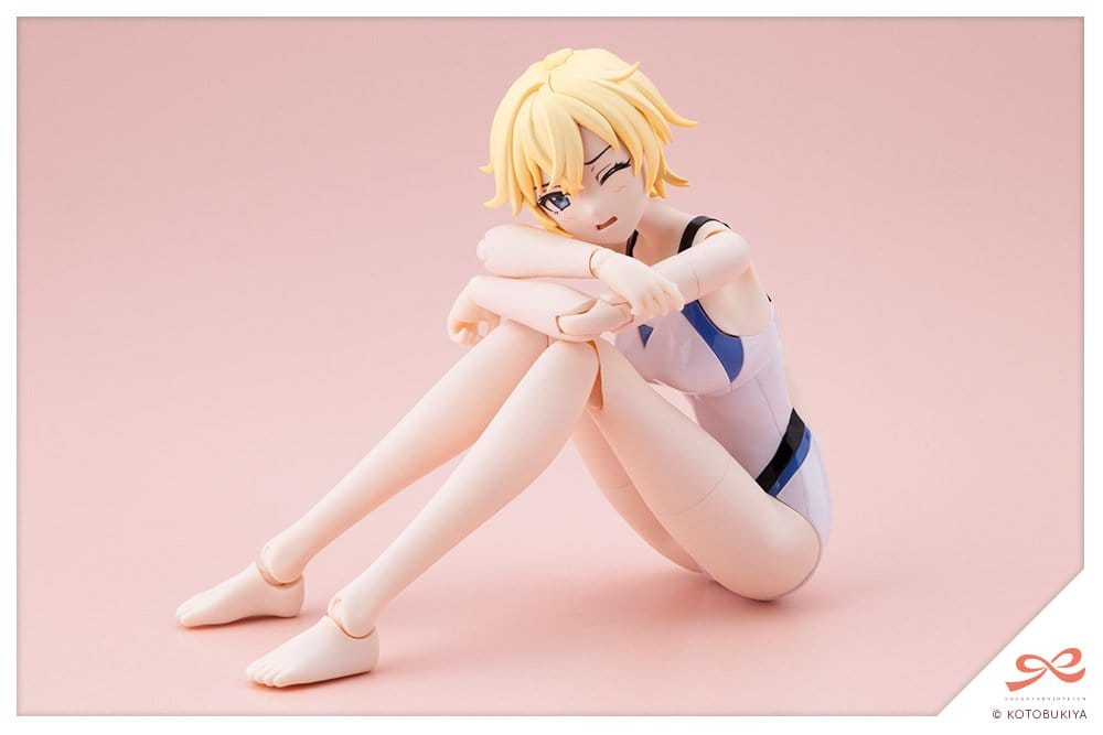 Sousaishojoteien Plastic Model Kit 1/10 Rui Saotome Touou High School Competitive Swimsuit Dreaming Style White Dolphin 16 cm Image 6