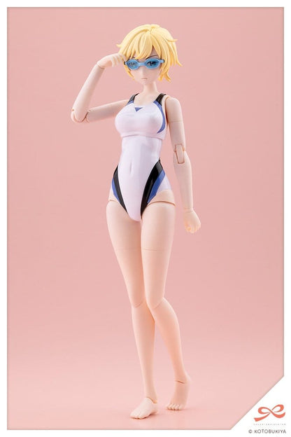 Sousaishojoteien Plastic Model Kit 1/10 Rui Saotome Touou High School Competitive Swimsuit Dreaming Style White Dolphin 16 cm Image 7