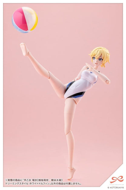 Sousaishojoteien Plastic Model Kit 1/10 Rui Saotome Touou High School Competitive Swimsuit Dreaming Style White Dolphin 16 cm Image 8