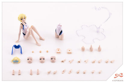 Sousaishojoteien Plastic Model Kit 1/10 Rui Saotome Touou High School Competitive Swimsuit Dreaming Style White Dolphin 16 cm Image 10
