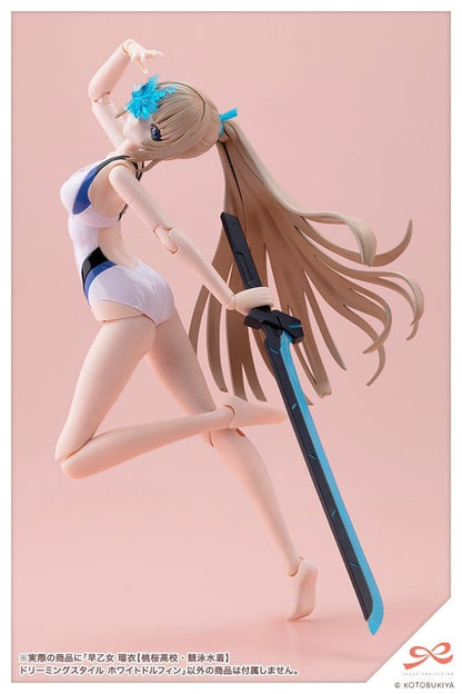 Sousaishojoteien Plastic Model Kit 1/10 Rui Saotome Touou High School Competitive Swimsuit Dreaming Style White Dolphin 16 cm Image 14