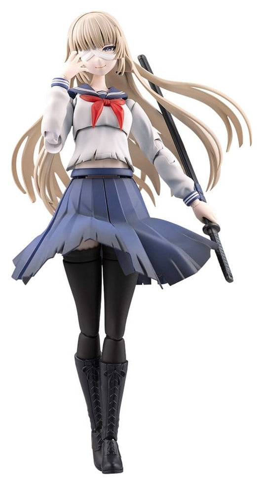 Sousai Shojo Teien Plastic Model Kit 1/10 Kuon Yakushiji Maria Kagaribi Damage Ver. School Girl Emulation 16 cm Image 1