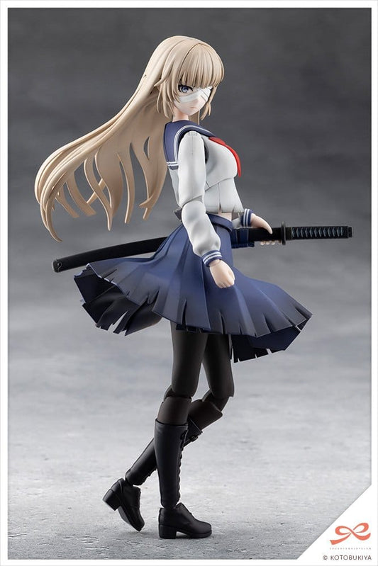 Sousai Shojo Teien Plastic Model Kit 1/10 Kuon Yakushiji Maria Kagaribi Damage Ver. School Girl Emulation 16 cm Image 2