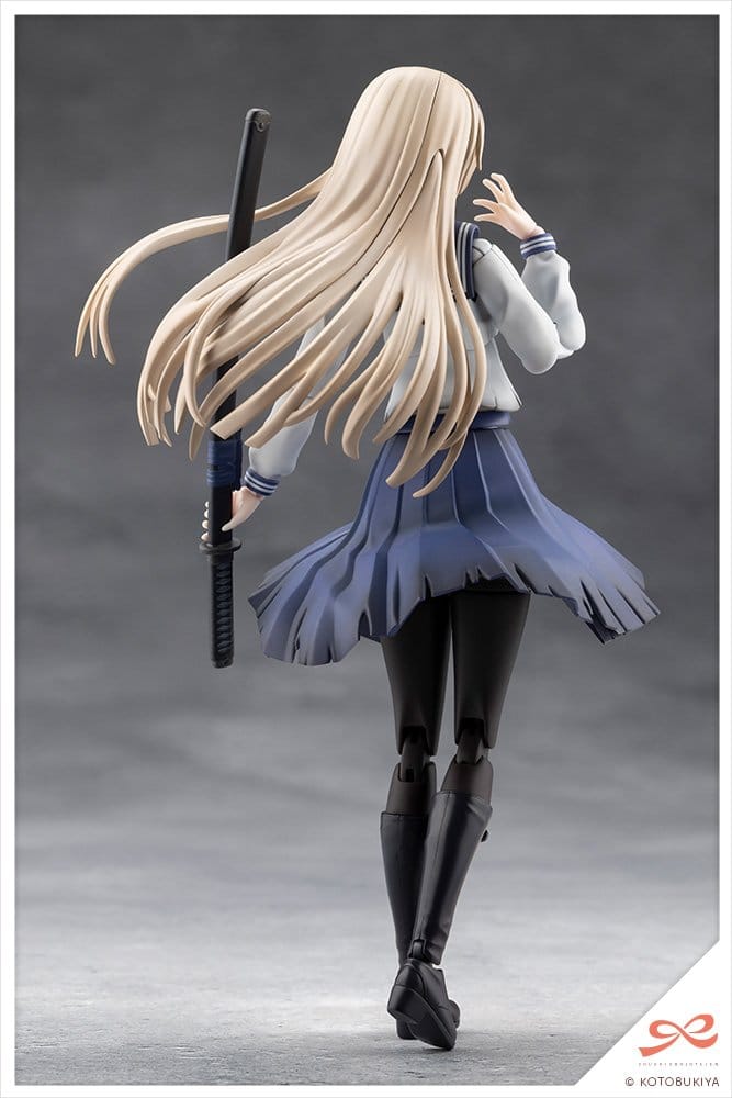 Sousai Shojo Teien Plastic Model Kit 1/10 Kuon Yakushiji Maria Kagaribi Damage Ver. School Girl Emulation 16 cm Image 3