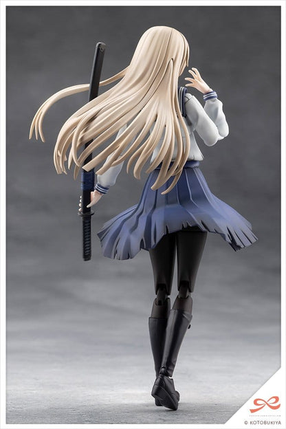 Sousai Shojo Teien Plastic Model Kit 1/10 Kuon Yakushiji Maria Kagaribi Damage Ver. School Girl Emulation 16 cm Image 3
