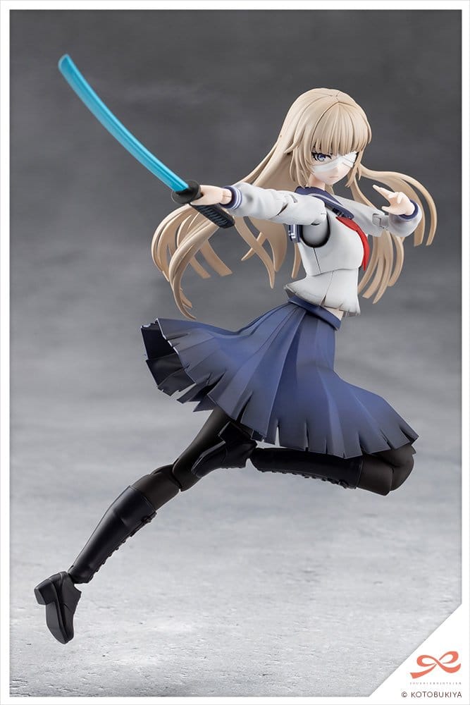Sousai Shojo Teien Plastic Model Kit 1/10 Kuon Yakushiji Maria Kagaribi Damage Ver. School Girl Emulation 16 cm Image 4