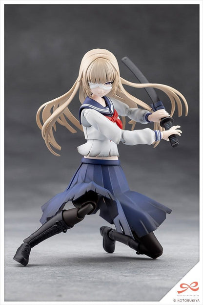 Sousai Shojo Teien Plastic Model Kit 1/10 Kuon Yakushiji Maria Kagaribi Damage Ver. School Girl Emulation 16 cm Image 5