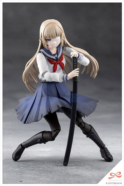 Sousai Shojo Teien Plastic Model Kit 1/10 Kuon Yakushiji Maria Kagaribi Damage Ver. School Girl Emulation 16 cm Image 8
