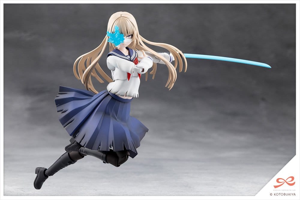 Sousai Shojo Teien Plastic Model Kit 1/10 Kuon Yakushiji Maria Kagaribi Damage Ver. School Girl Emulation 16 cm Image 10