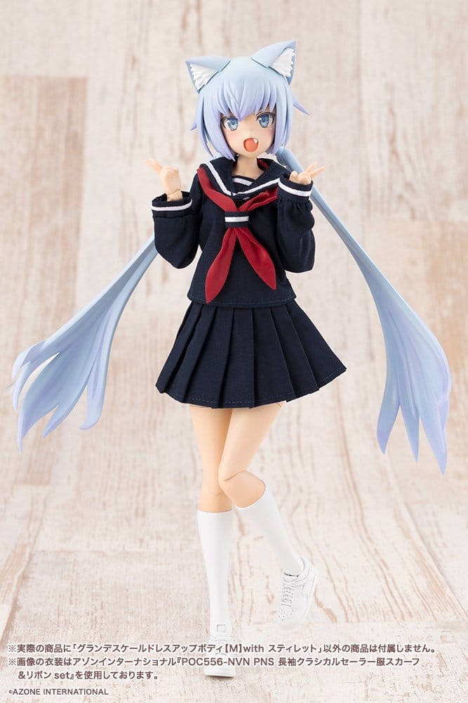 Sousaishojoteien Plastic Model Kit Grand Scale Dress Up Body M with Stylet 25 cm Image 10