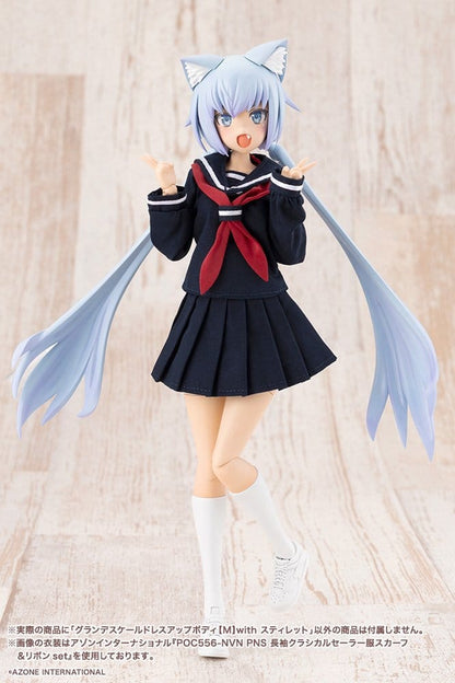 Sousaishojoteien Plastic Model Kit Grand Scale Dress Up Body M with Stylet 25 cm Image 10