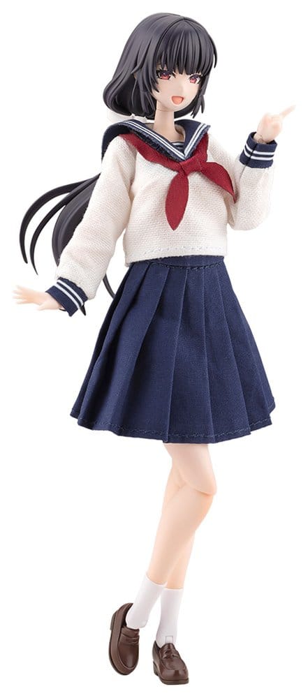 Sousaishojoteien Plastic Model Kit 1/10 Kiru Pla Kuon Yakushiji Touou High School Uniform 16 cm Image 1