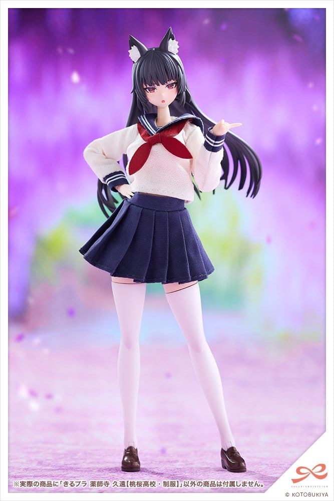 Sousaishojoteien Plastic Model Kit 1/10 Kiru Pla Kuon Yakushiji Touou High School Uniform 16 cm Image 4