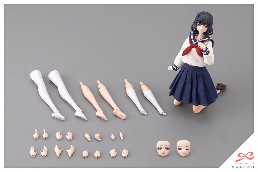 Sousaishojoteien Plastic Model Kit 1/10 Kiru Pla Kuon Yakushiji Touou High School Uniform 16 cm Image 6