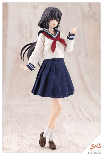 Sousaishojoteien Plastic Model Kit 1/10 Kiru Pla Kuon Yakushiji Touou High School Uniform 16 cm Image 11