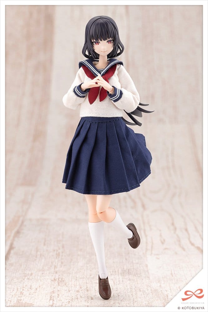 Sousaishojoteien Plastic Model Kit 1/10 Kiru Pla Kuon Yakushiji Touou High School Uniform 16 cm Image 13
