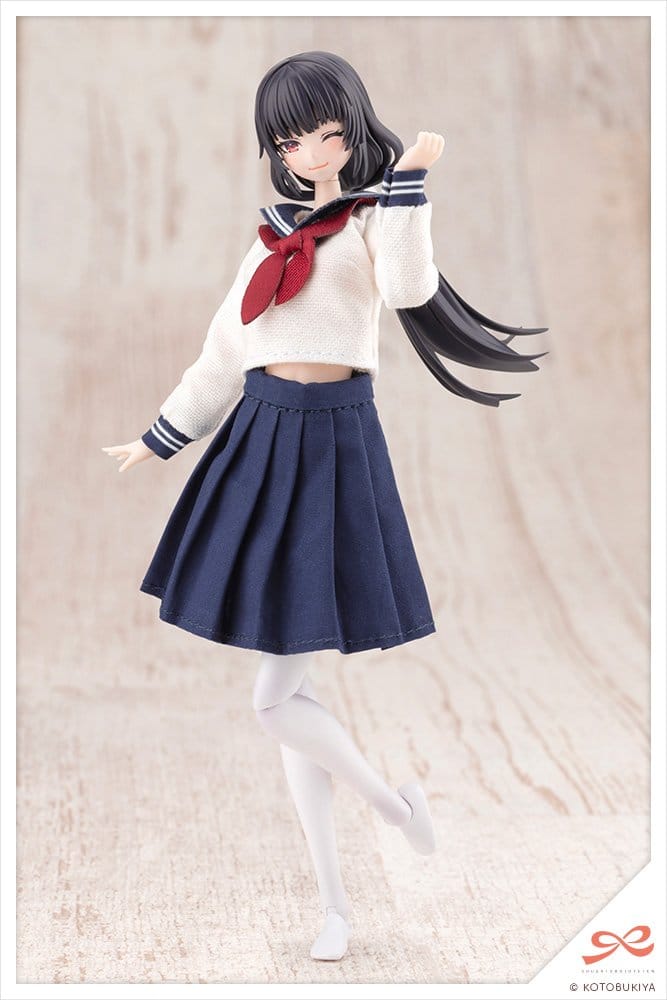 Sousaishojoteien Plastic Model Kit 1/10 Kiru Pla Kuon Yakushiji Touou High School Uniform 16 cm Image 14