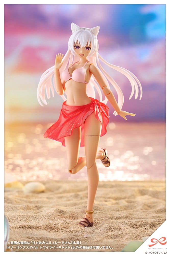 Sousaishojoteien Plastic Model Kit 1/10 Animal Ears Emulator Swim Style Dreaming Style Twilight Cat 17 cm Image 2