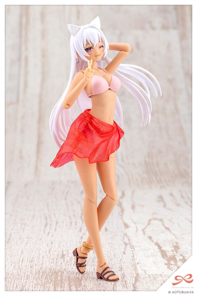Sousaishojoteien Plastic Model Kit 1/10 Animal Ears Emulator Swim Style Dreaming Style Twilight Cat 17 cm Image 6