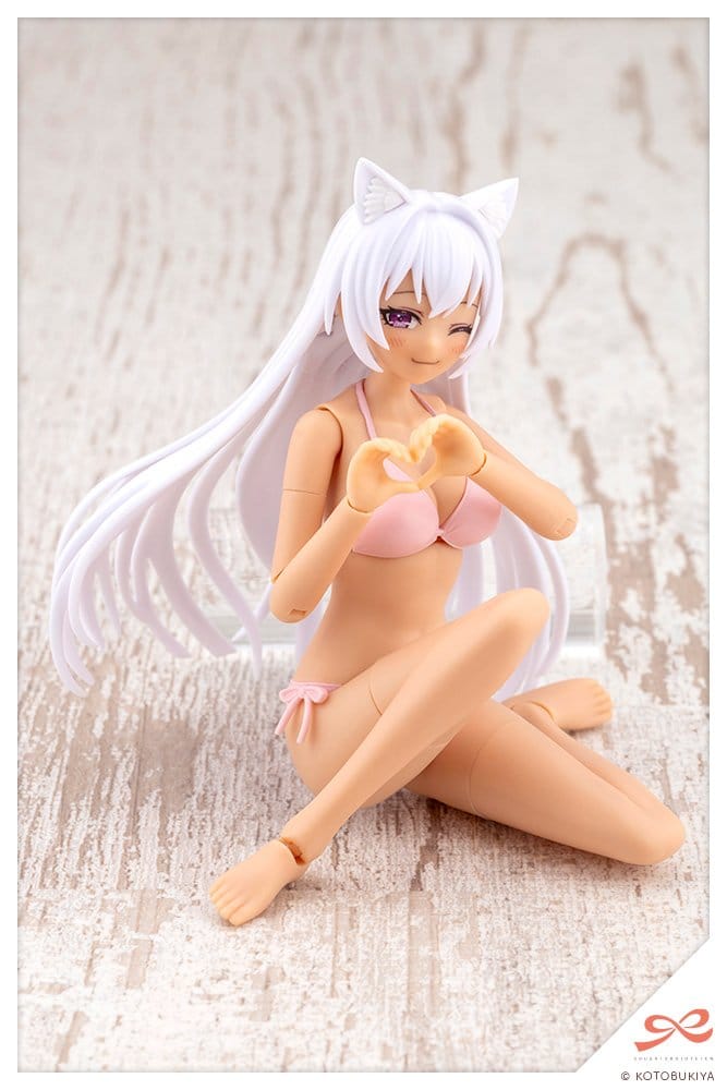 Sousaishojoteien Plastic Model Kit 1/10 Animal Ears Emulator Swim Style Dreaming Style Twilight Cat 17 cm Image 10