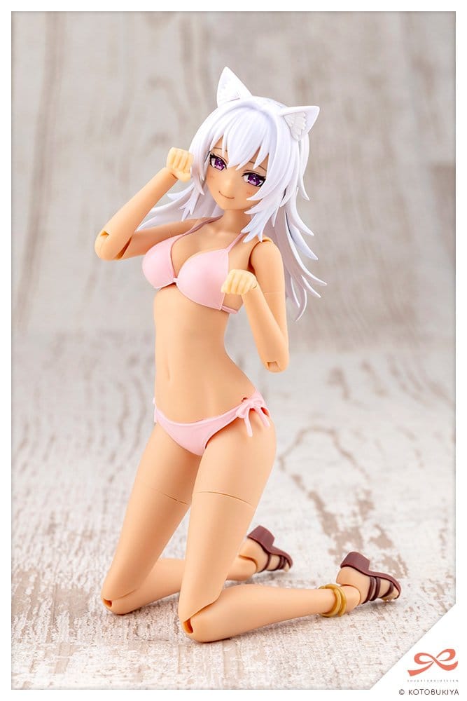 Sousaishojoteien Plastic Model Kit 1/10 Animal Ears Emulator Swim Style Dreaming Style Twilight Cat 17 cm Image 11