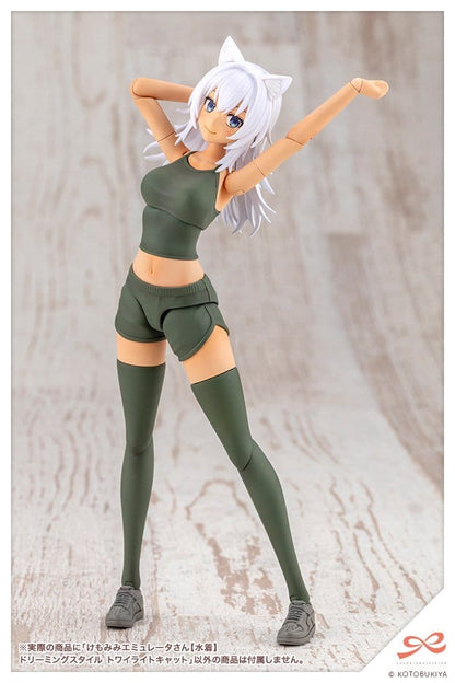 Sousaishojoteien Plastic Model Kit 1/10 Animal Ears Emulator Swim Style Dreaming Style Twilight Cat 17 cm Image 13