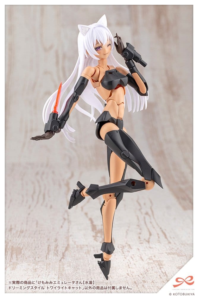 Sousaishojoteien Plastic Model Kit 1/10 Animal Ears Emulator Swim Style Dreaming Style Twilight Cat 17 cm Image 14