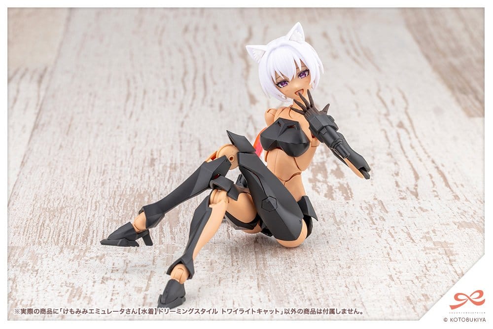 Sousaishojoteien Plastic Model Kit 1/10 Animal Ears Emulator Swim Style Dreaming Style Twilight Cat 17 cm Image 15
