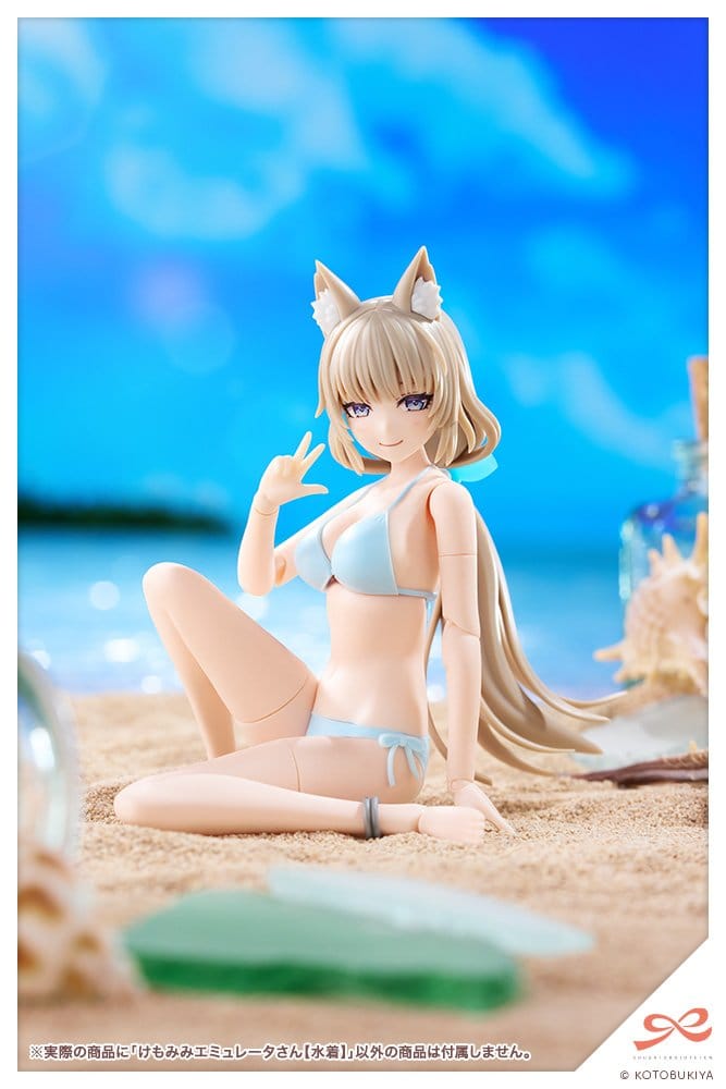 Sousaishojoteien Plastic Model Kit 1/10 Animal Ears Emulator Swim Style 17 cm Image 4