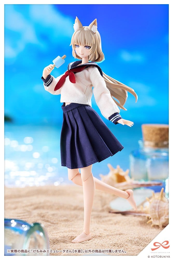 Sousaishojoteien Plastic Model Kit 1/10 Animal Ears Emulator Swim Style 17 cm Image 5