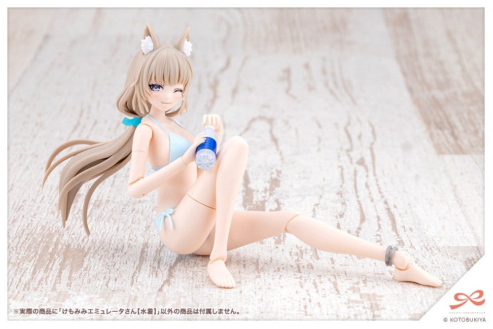 Sousaishojoteien Plastic Model Kit 1/10 Animal Ears Emulator Swim Style 17 cm Image 11
