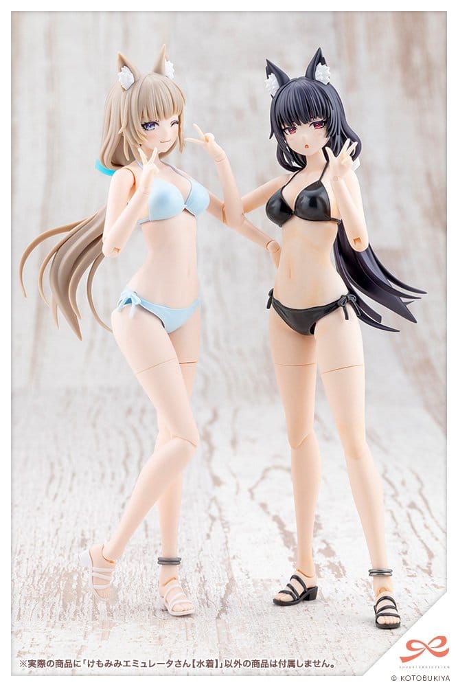 Sousaishojoteien Plastic Model Kit 1/10 Animal Ears Emulator Swim Style 17 cm Image 16