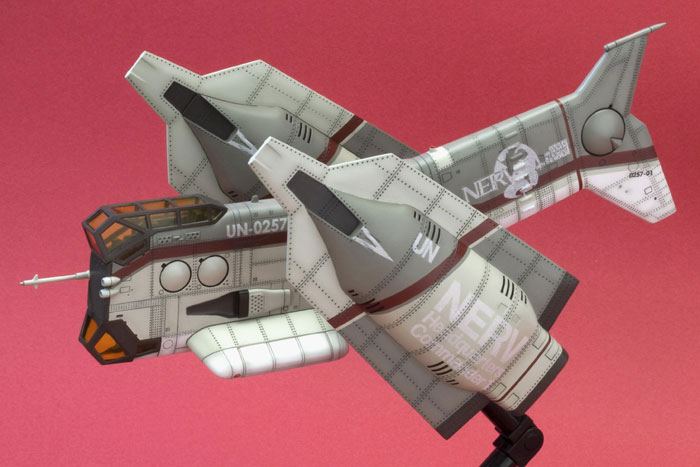 Evangelion: 3.0 Plastic Model Kit 1/100 Vertical Take-Off & Landing Aircraft YAGR-N101 (Reproduction) 19 cm Image 4