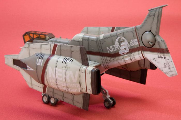 Evangelion: 3.0 Plastic Model Kit 1/100 Vertical Take-Off & Landing Aircraft YAGR-N101 (Reproduction) 19 cm Image 8