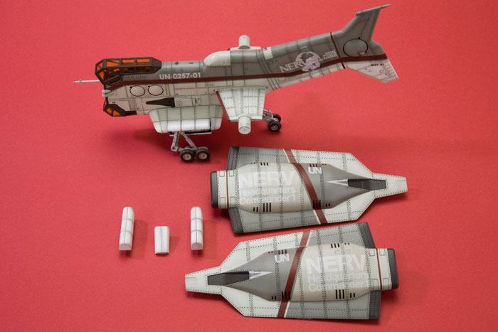 Evangelion: 3.0 Plastic Model Kit 1/100 Vertical Take-Off & Landing Aircraft YAGR-N101 (Reproduction) 19 cm Image 13