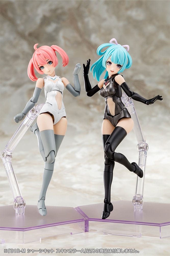 Megami Device Model Kit Zubehör-Set B1R-M Chassis Kit Skin Color A (Reproduction) 14 cm Image 12