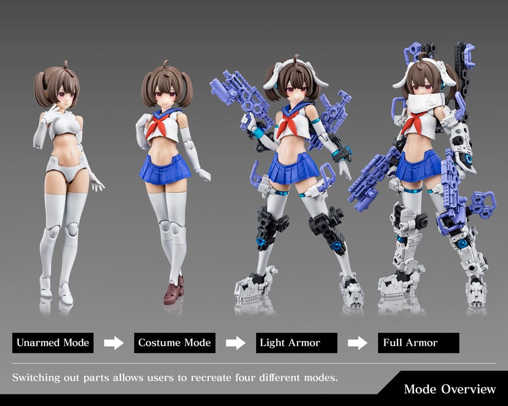 Megami Device Plastic Model Kit 1/1 Buster Doll Gunner 16 cm Image 10
