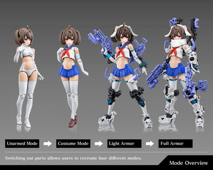 Megami Device Plastic Model Kit 1/1 Buster Doll Gunner 16 cm Image 10