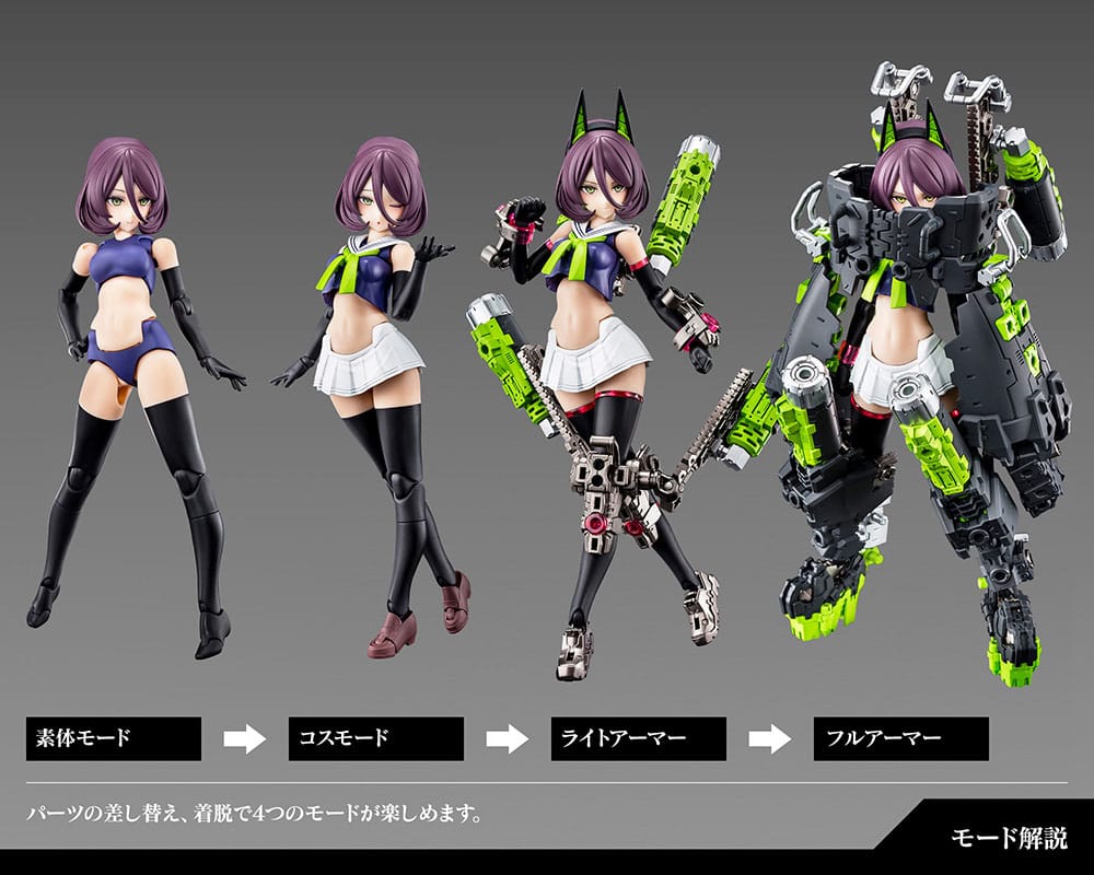 Megami Device Plastic Model Kit 1/1 Buster Doll Tank 17 cm Image 10