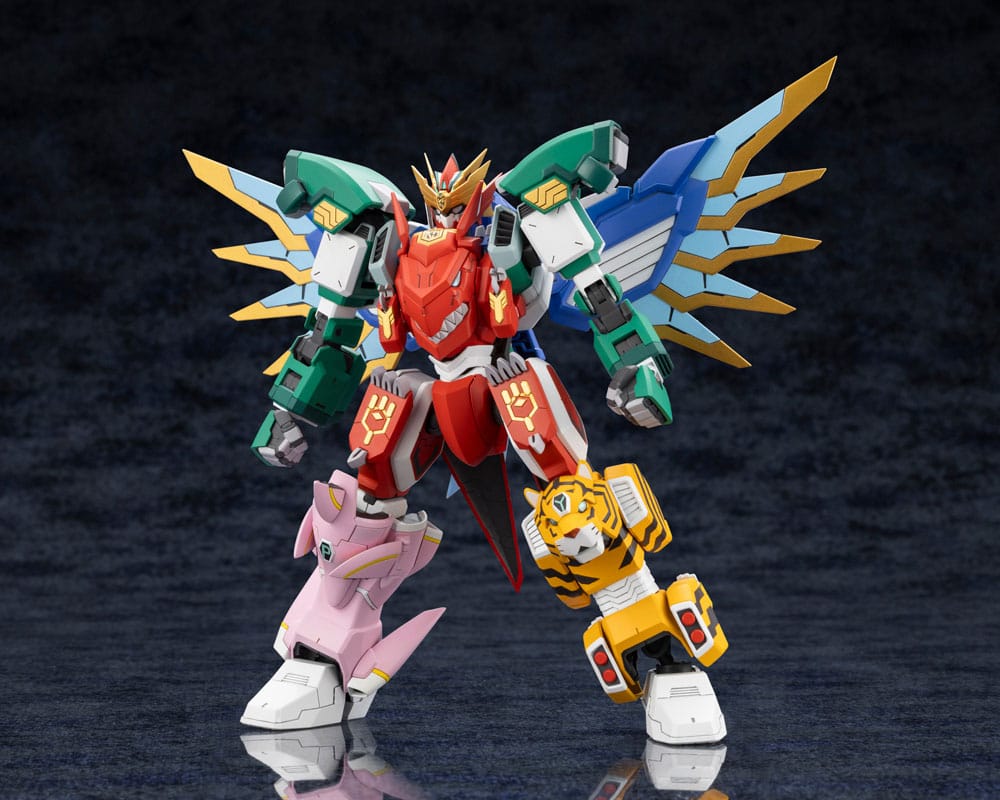 The Red Ranger Becomes an Adventurer in Another World Plastic Model Kit Maximum Kizuna Kaiser 17 cm Image 2