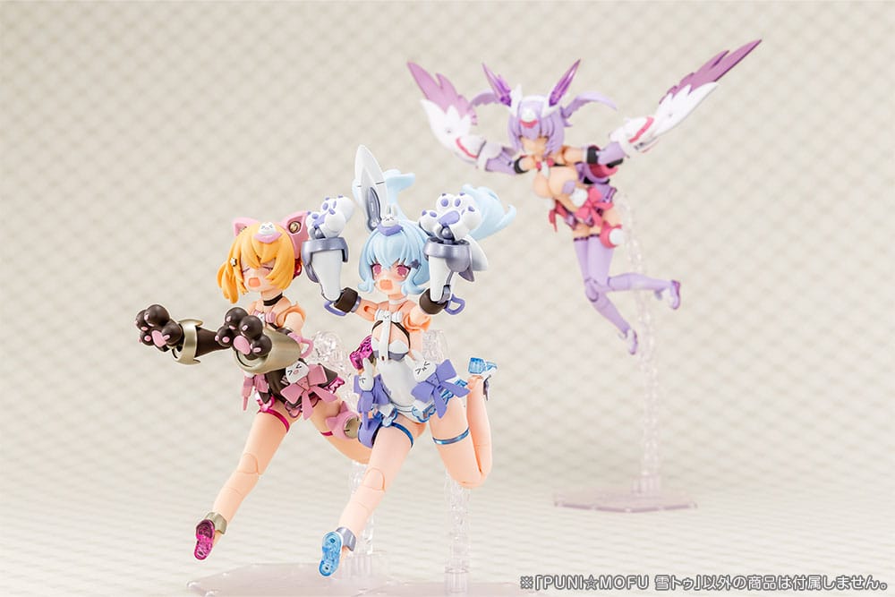 Megami Device Plastic Model Kit 1/1 Puni Mofu Yuki Tu 15 cm Image 13