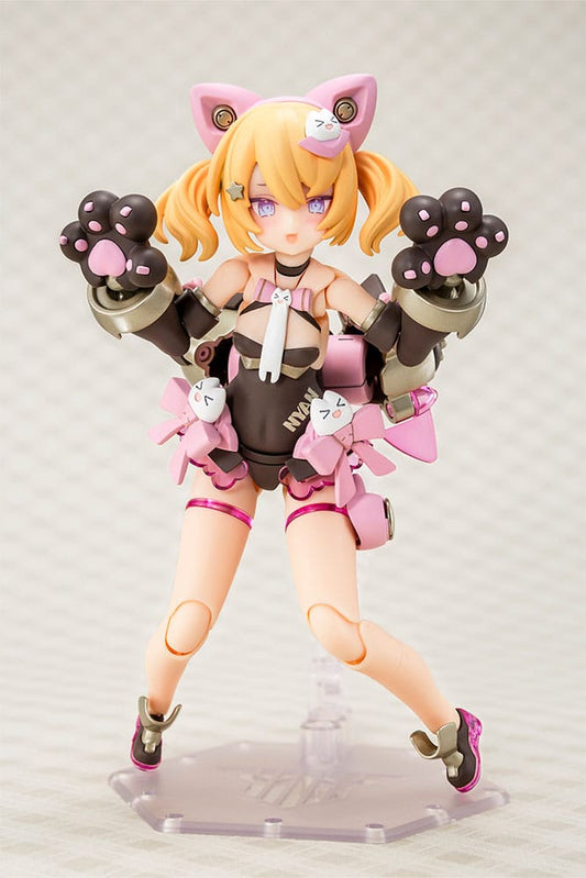 Megami Device Plastic Model Kit 1/1 Puni Mofu Kuro Mao 14 cm Image 2