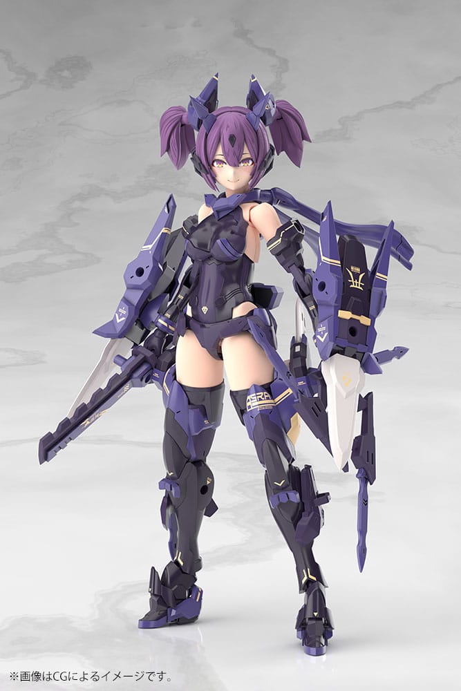 Megami Device Plastic Model Kit 1/1 Asra Ninja Kaname Shadow Edition Full Package 14 cm Image 3