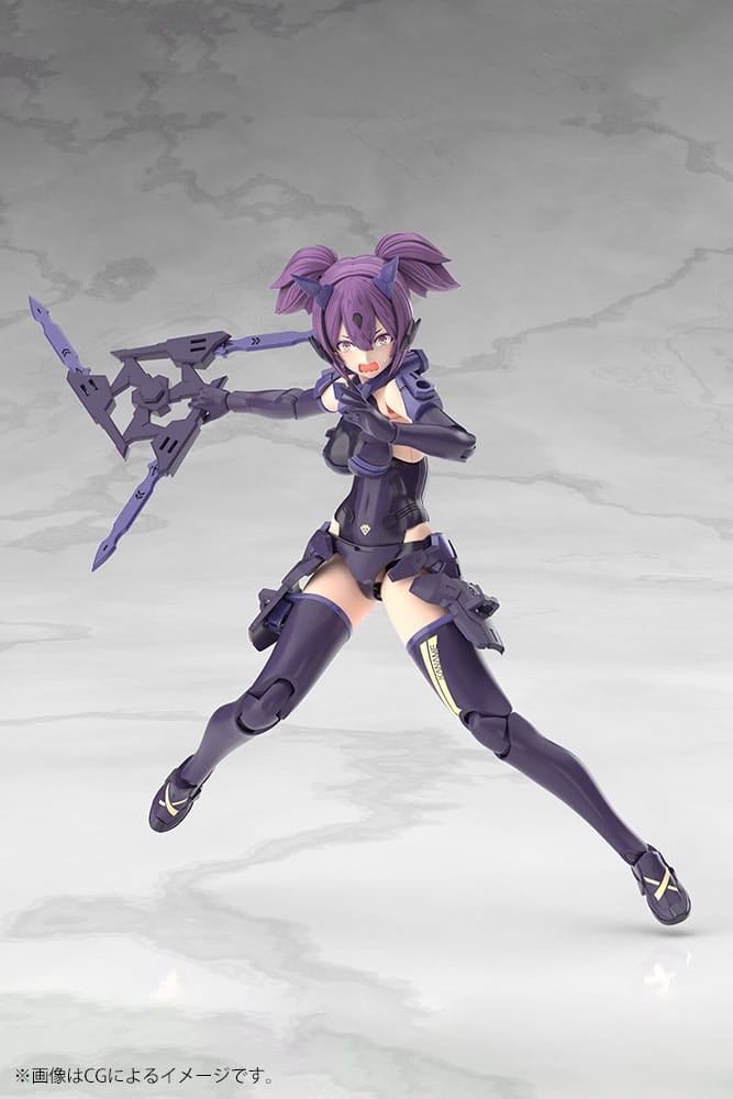 Megami Device Plastic Model Kit 1/1 Asra Ninja Kaname Shadow Edition Full Package 14 cm Image 10