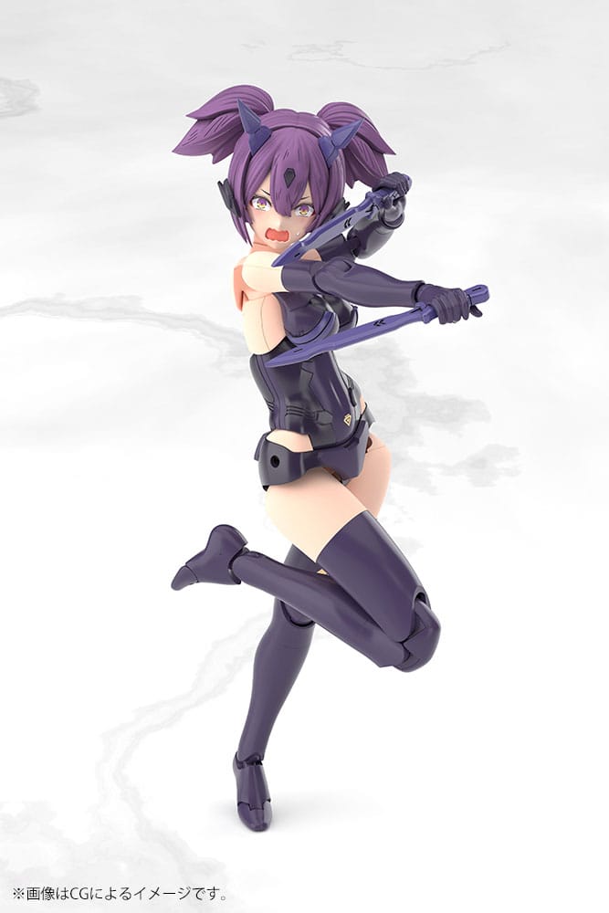 Megami Device Plastic Model Kit 1/1 Asra Ninja Kaname Shadow Edition Full Package 14 cm Image 12