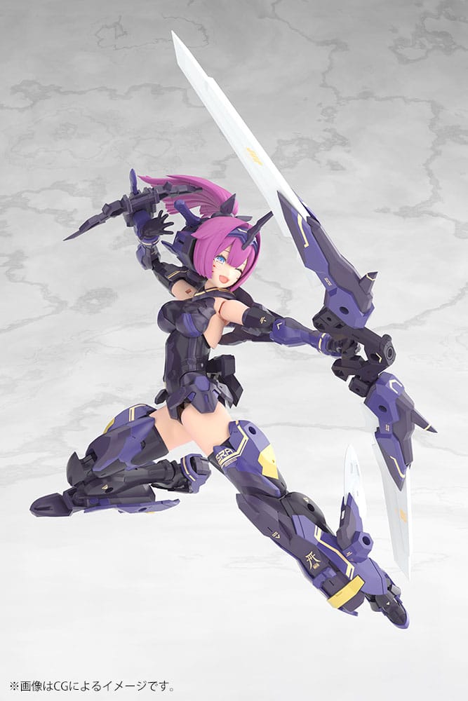Megami Device Plastic Model Kit 1/1 Asra Archer Kizuna Shadow Edition Full Package 14 cm Image 4
