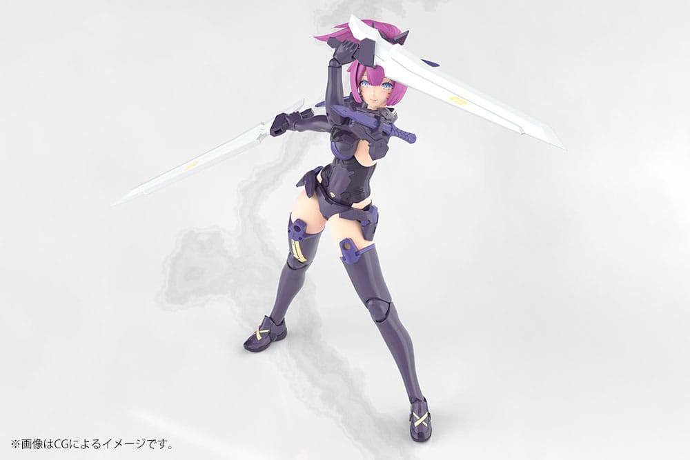 Megami Device Plastic Model Kit 1/1 Asra Archer Kizuna Shadow Edition Full Package 14 cm Image 11