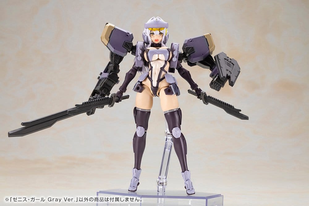 Front Mission Plastic Model Kit Non Zenith Girl Gray Ver. 16 cm Image 19