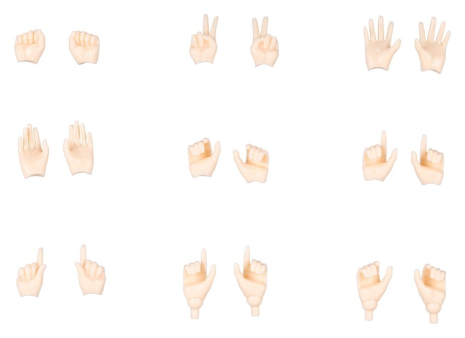 Megami Device M.S.G 09 Zubehör Set 1/1 Hand Set Skin Color A Image 1